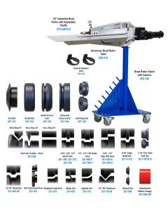 24" Industrial Bead Roller Kit w/ Adjustable Shafts - Ultimate