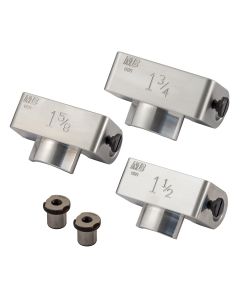 Set of 3 Tube Drill Jigs 1-1/2", 1-5/8" & 1-3/4" With 3/8" Drill Bushings