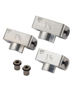Set of 3 Tube Drill Jigs 1-1/2", 1-5/8" & 1-3/4" With 7/16" Drill Bushings