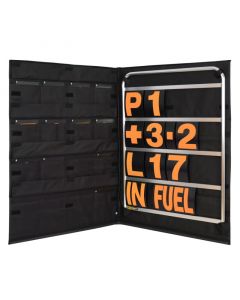 B-G Racing - Standard Aluminum Pit Board Kit w/ Numbers
