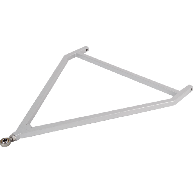 Kart Tire Rack, 64.0 Length, White Powder Coat End Plates, Stainless Rods  - Hepfner Racing Products - 